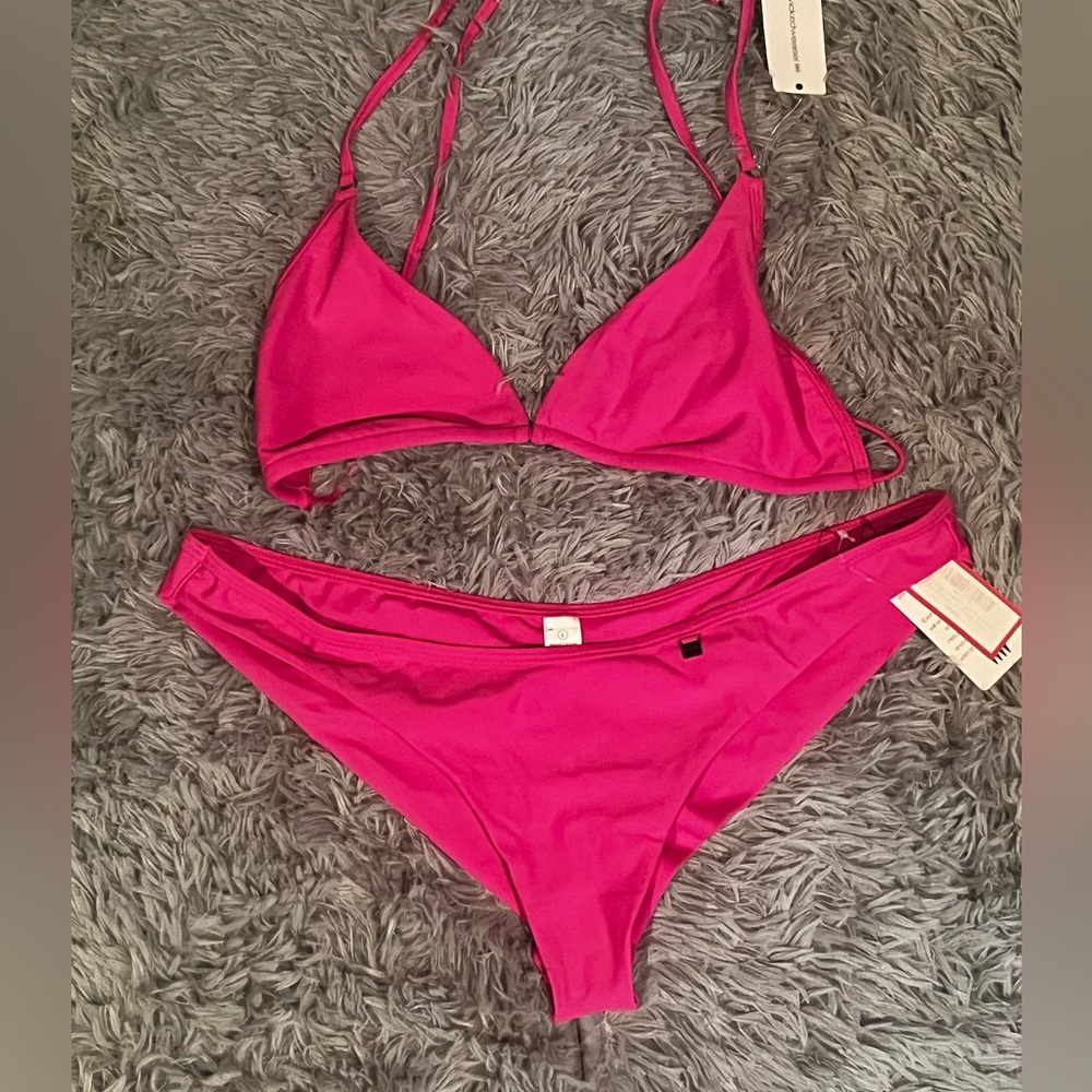 Wicked Weasel Lined Matt Lycra Bikini Set